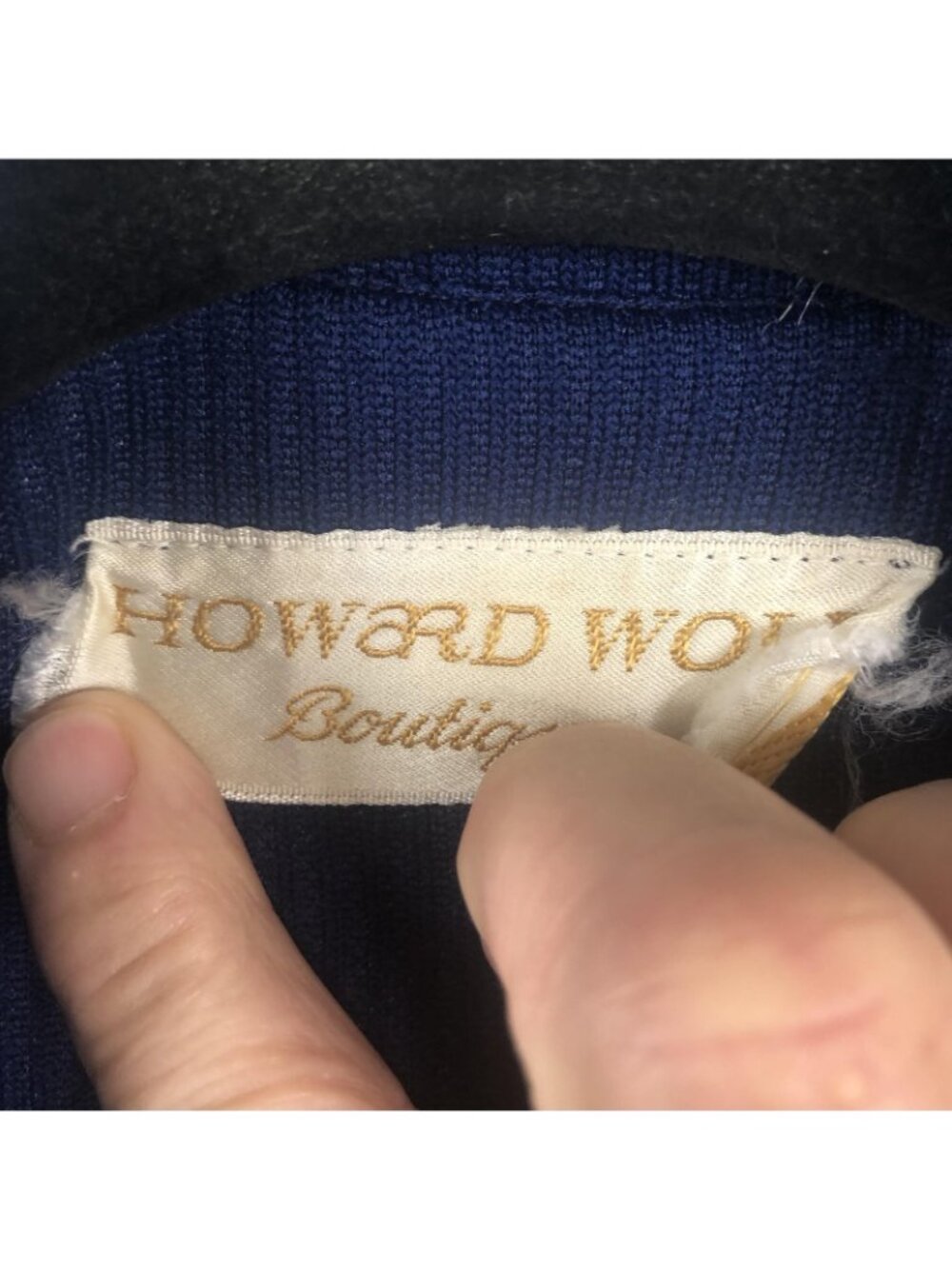 Vintage Howard Wolf Dress Womens M Zigzag Jacket Mod 70s Brittish Invasion Retro - Picture 12 of 16